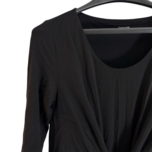 Garnet Hill Women’s 3/4 Sleeve Tencel Stretch Jersey Maxi Tie Dress Size Medium - Picture 2 of 10